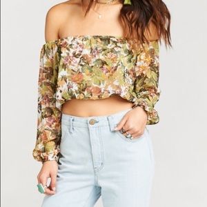 Mumu Lima Scrunch Top medium